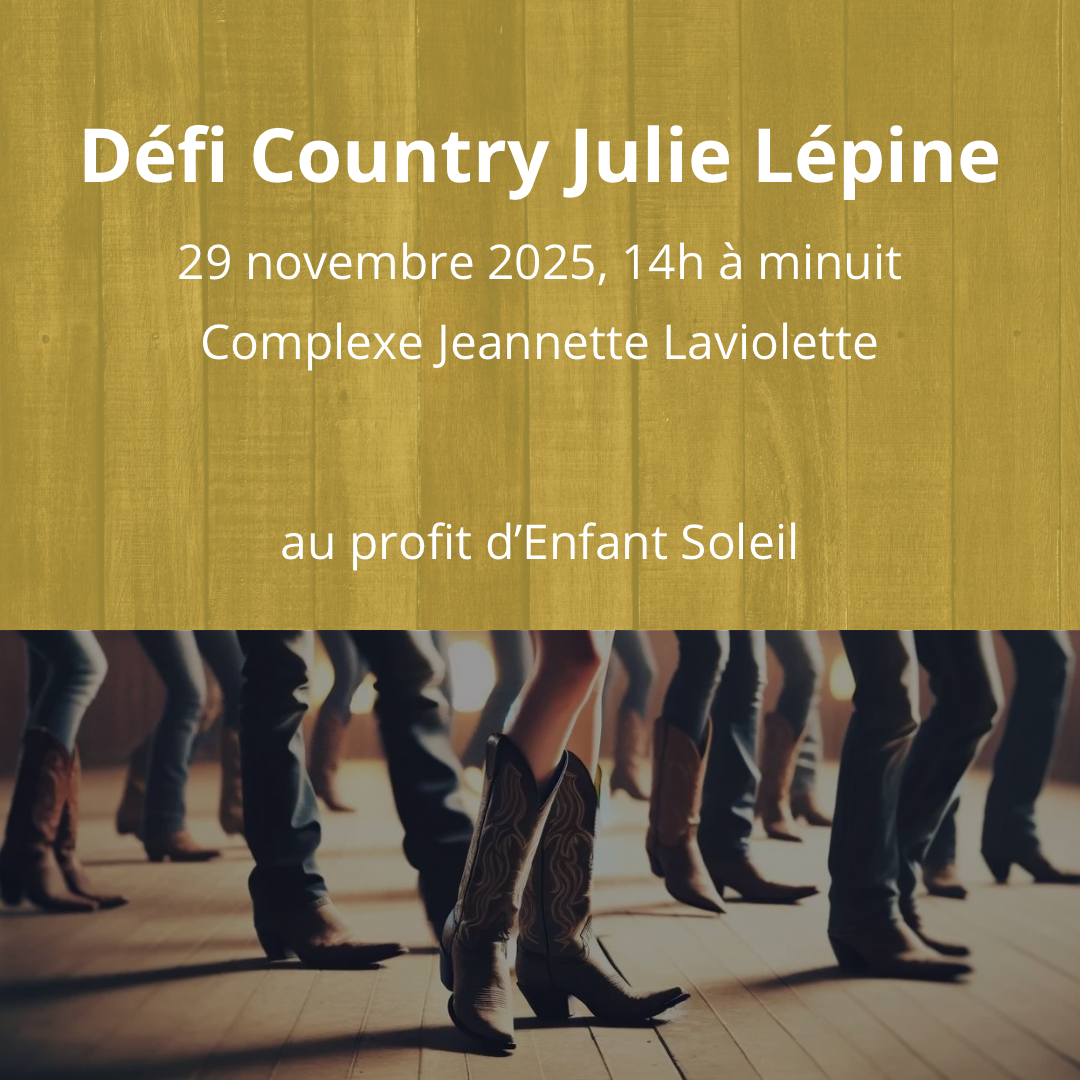 Défi Country Julie Lépine - BILLET ÉVÉNEMENT