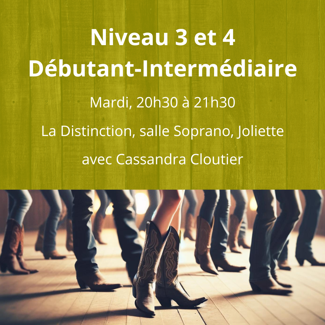 Niveau 3-4 (Débutant-intermédiaire et intermédiaire) - Joliette