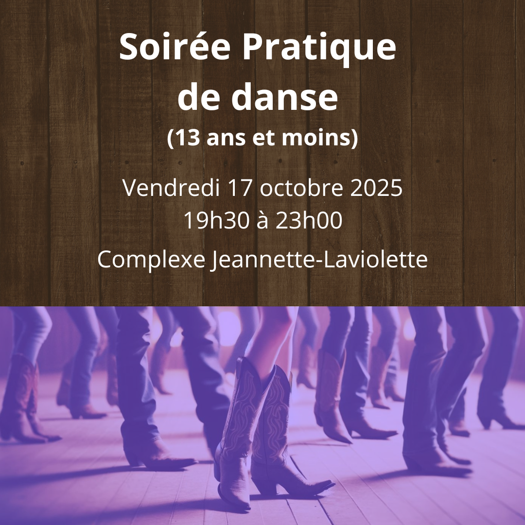 Soirée pratique - 17 octobre 2025 (13 ans et moins)