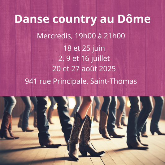 Danse Country au Dôme - Saint-Thomas
