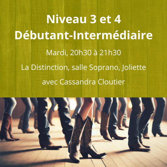 Niveau 3-4 (Débutant-intermédiaire et intermédiaire) - Joliette