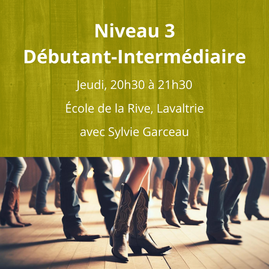 Niveau 3 (Débutant-Intermédiaire) - Lavaltrie